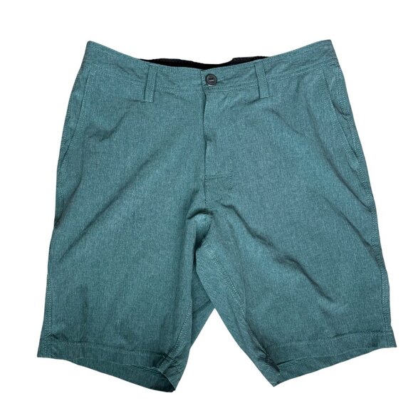 Quiet Storm Shorts Mens Size 31 Seafoam Blue Performance 9" Short - Picture 1 of 9